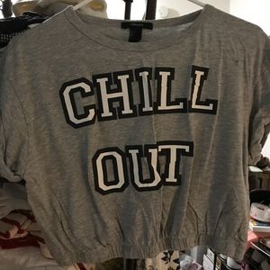 Forever 21 Chill Out crop top